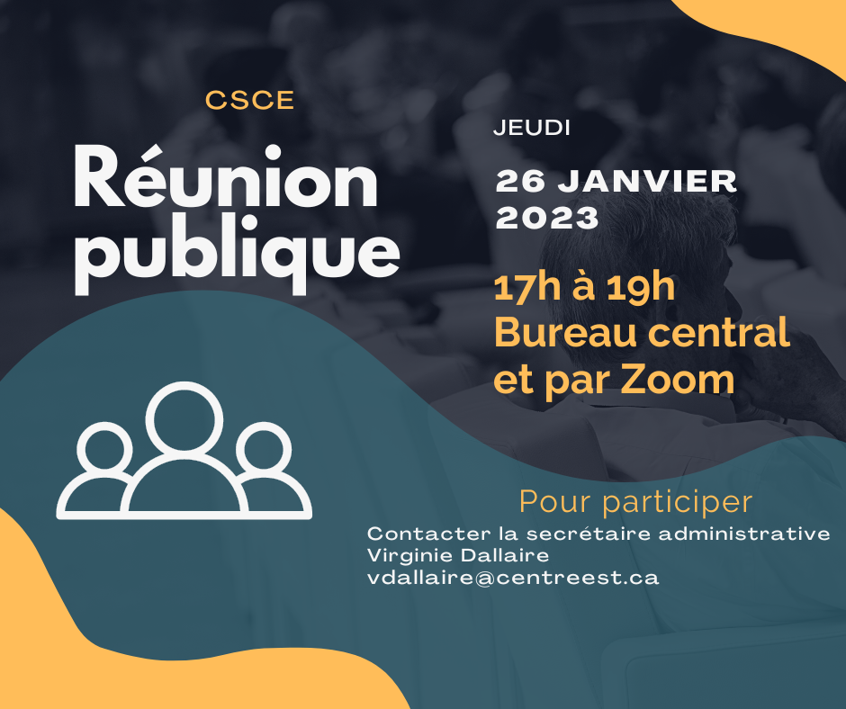 Invitation - Réunion publique - 26 janvier 2023
