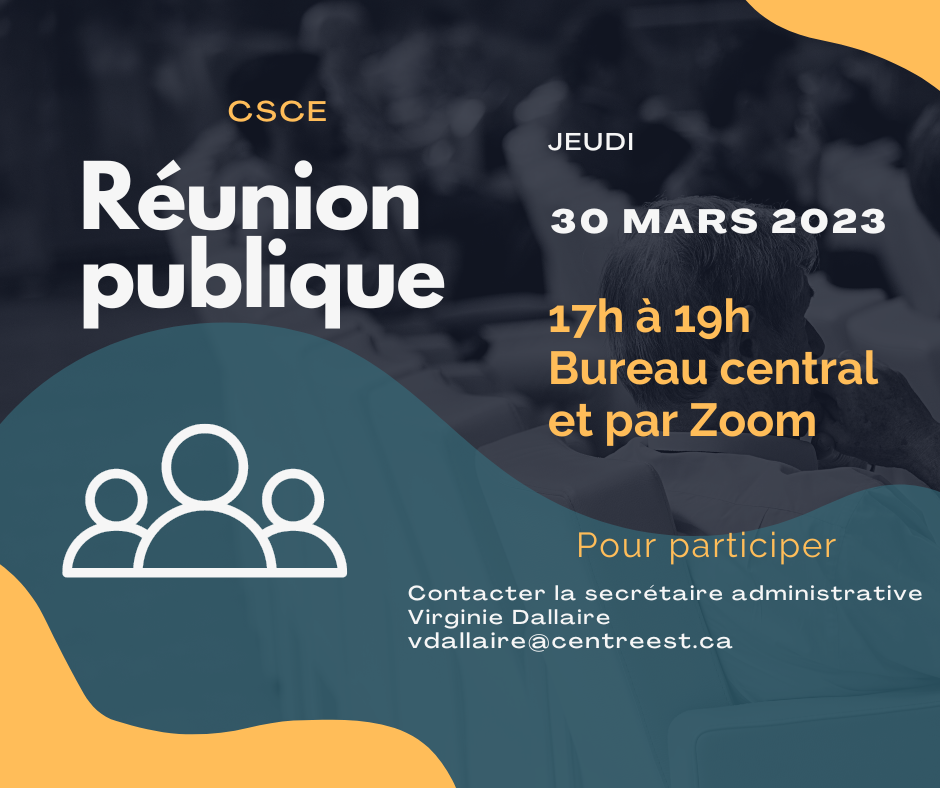 Invitation - Réunion publique - 30 mars 2023