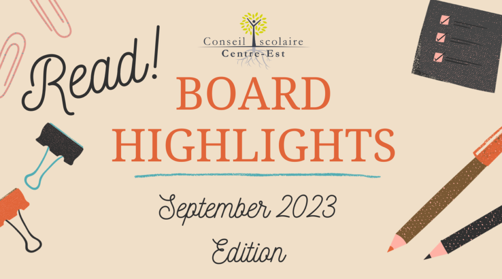 Board Highlights - September 2023