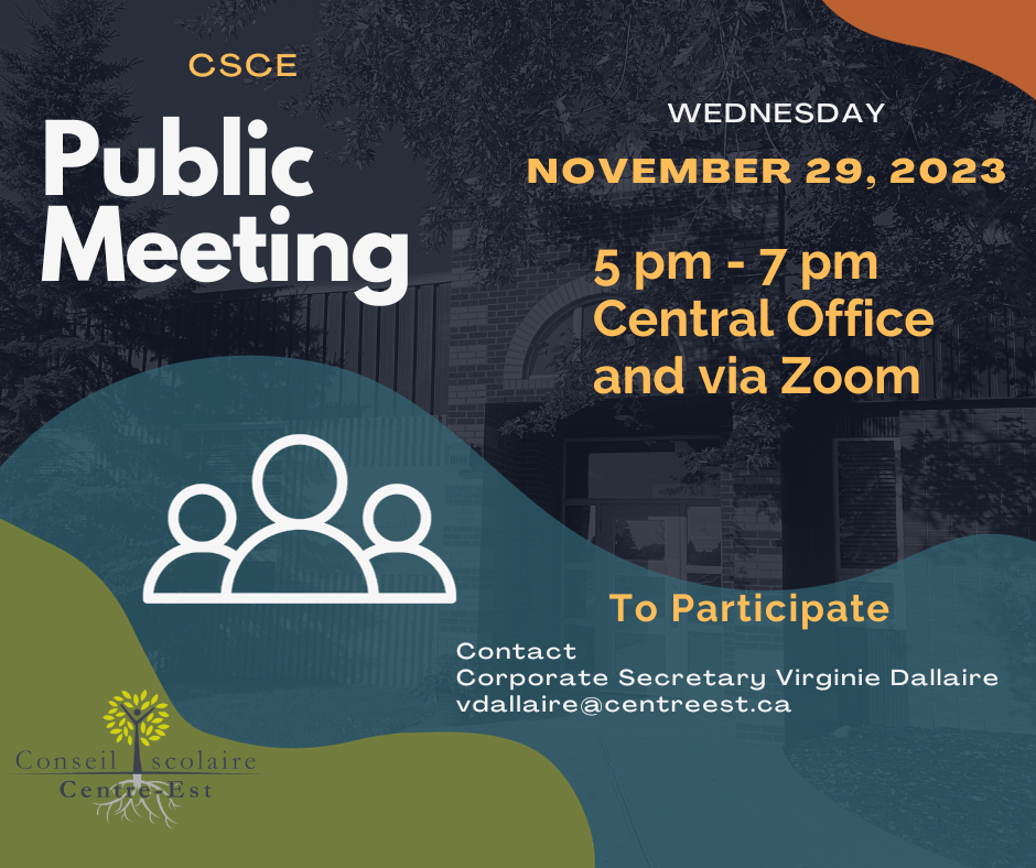 Invitation - Public Meeting - November 29, 2023