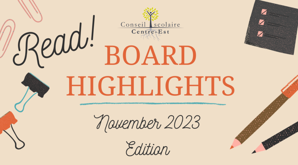 Board Highlights - November 2023