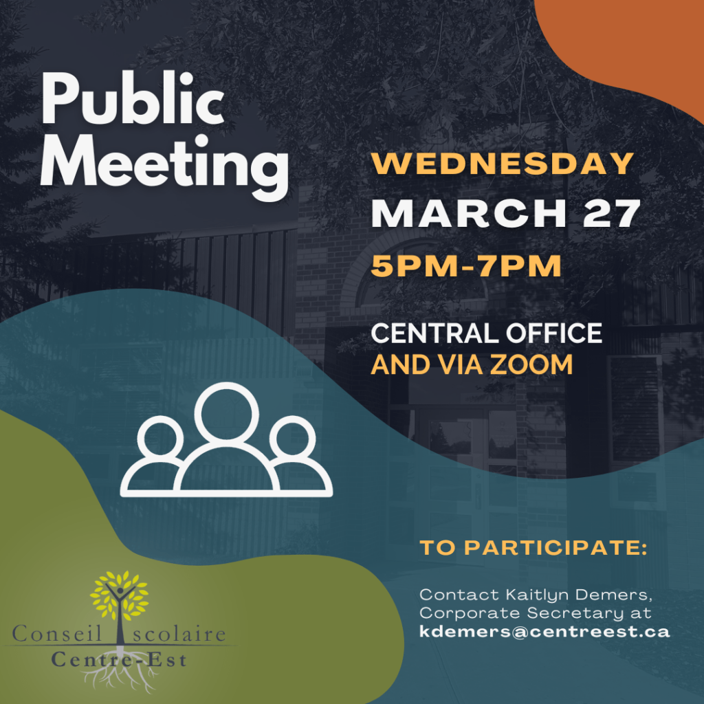 INVITATION - PUBLIC MEETING - MARCH 27, 2024