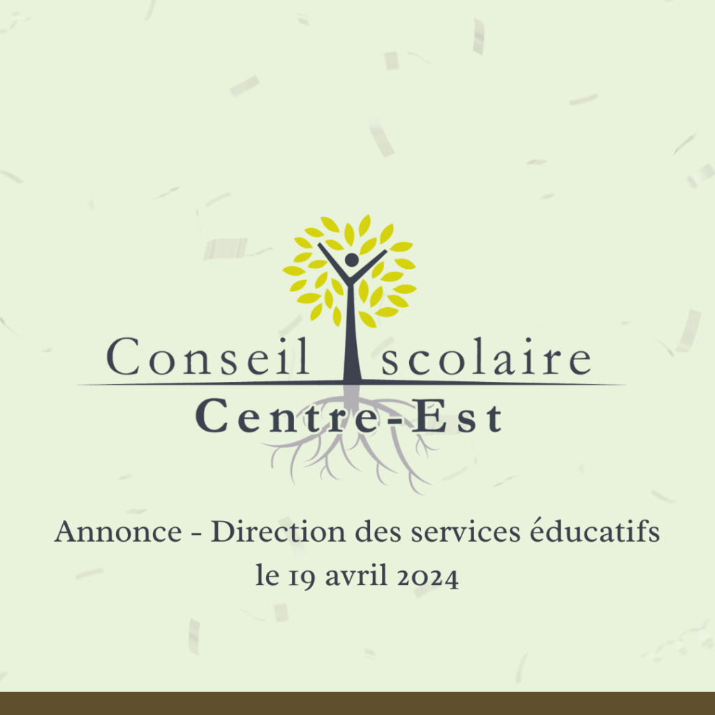 Annonce: Direction des services éducatifs