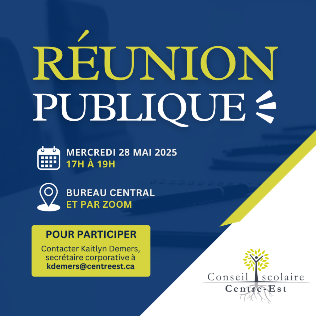 INVITATION - RÉUNION CSCE - 28 MAI 2025