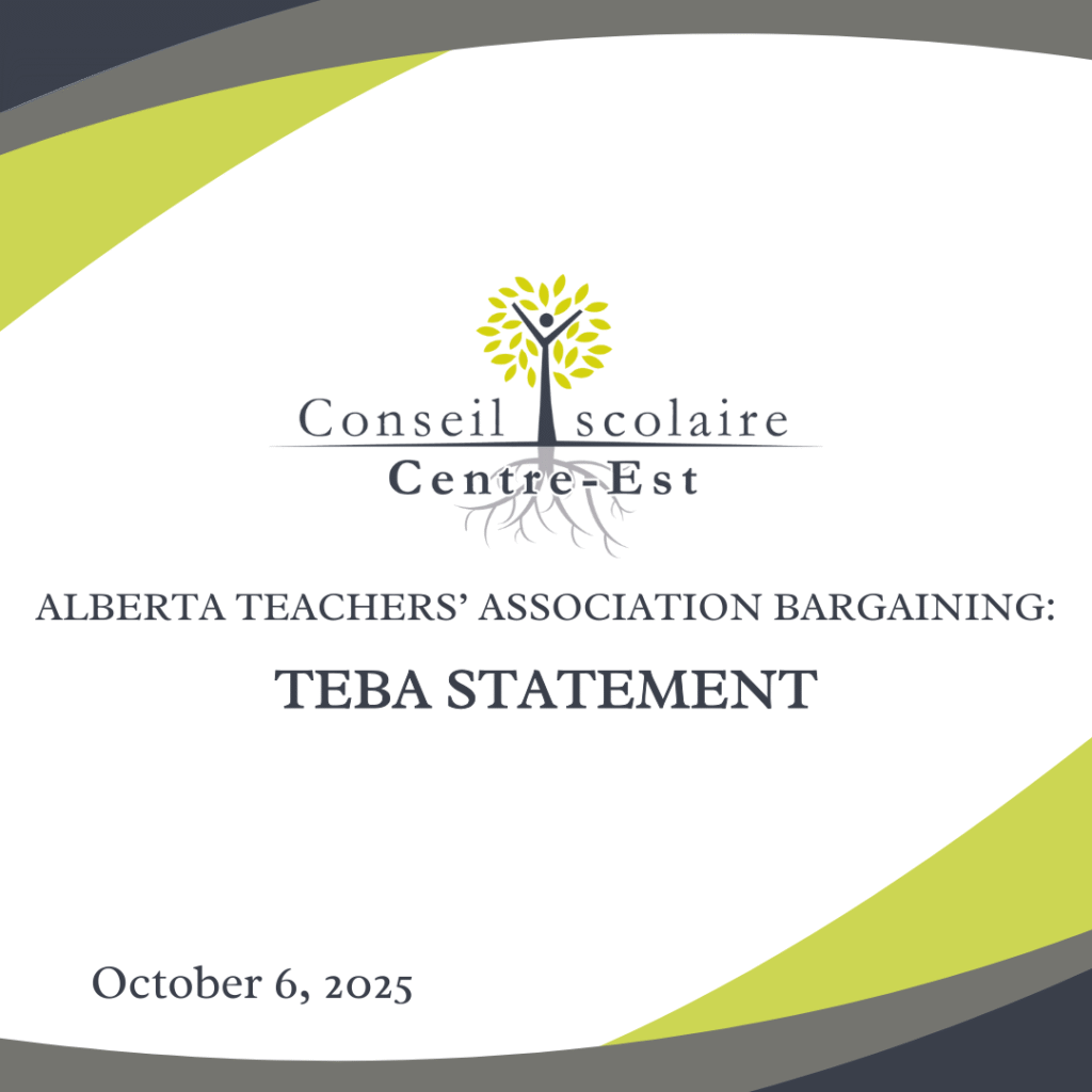 Alberta Teachers’ Association Bargaining: TEBA Statement
