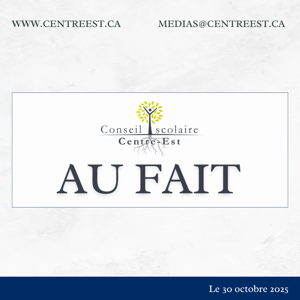 AU FAIT - RENCONTRE ORGANISATIONNELLE - 30 OCTOBRE 2025