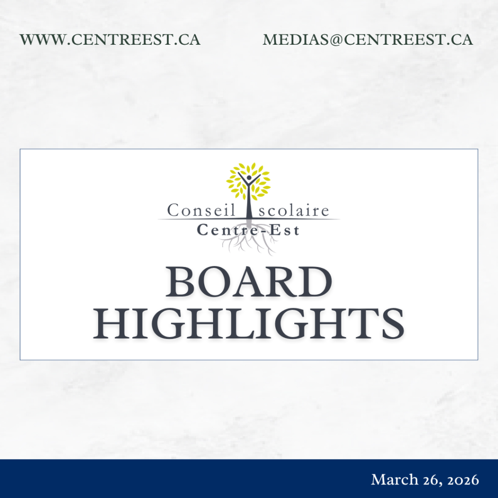 BOARD HIGHLIGHTS – March 26, 2026